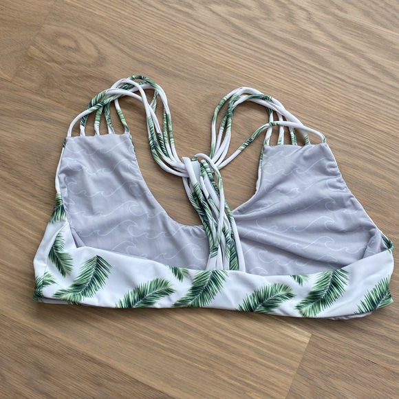 Nirvanic Palm Tree Bathing Suit Top - Picture 2 of 2